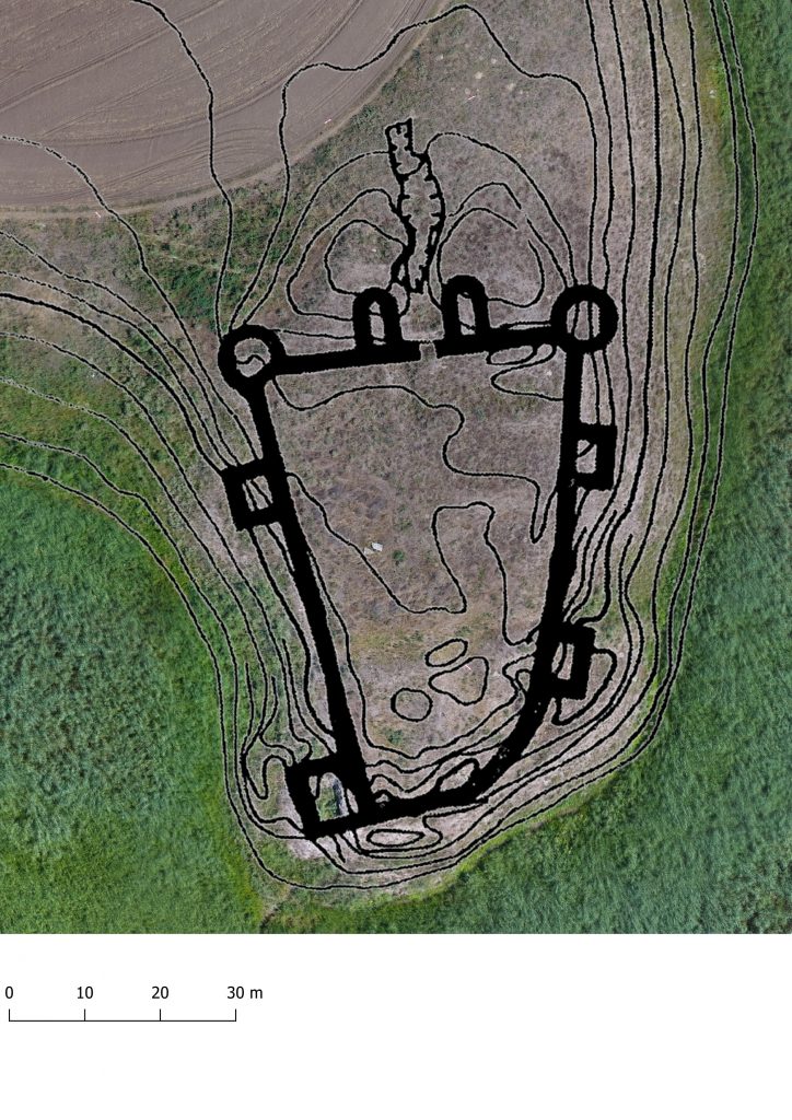 Dunavatu de Jos - ortofotoplan suprapunere plan