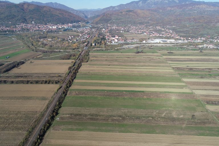 Jiblea - fotografie oblică din dronă, vedere dinspre sud-est (noiembrie 2020)